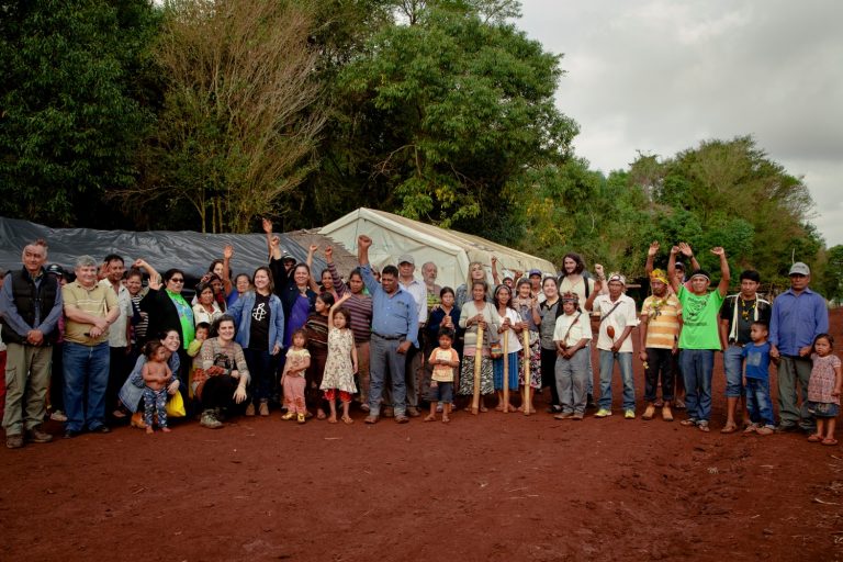 Comunidad indígena Tekoha Sauce, finalista en la categoría Premio Dignidad.