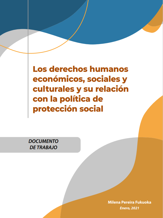 Tapa Informe Los Derechos Humanos económicos, sociales y culturales y su relación con la protección social.